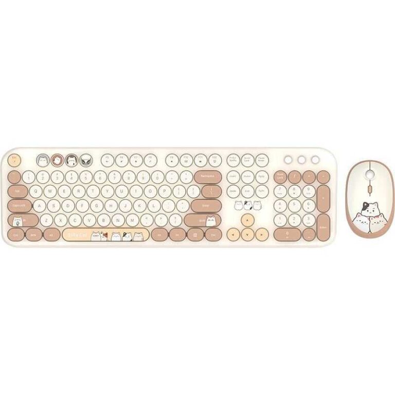 کیبورد وموس بیسیم Mofii Silly Cat