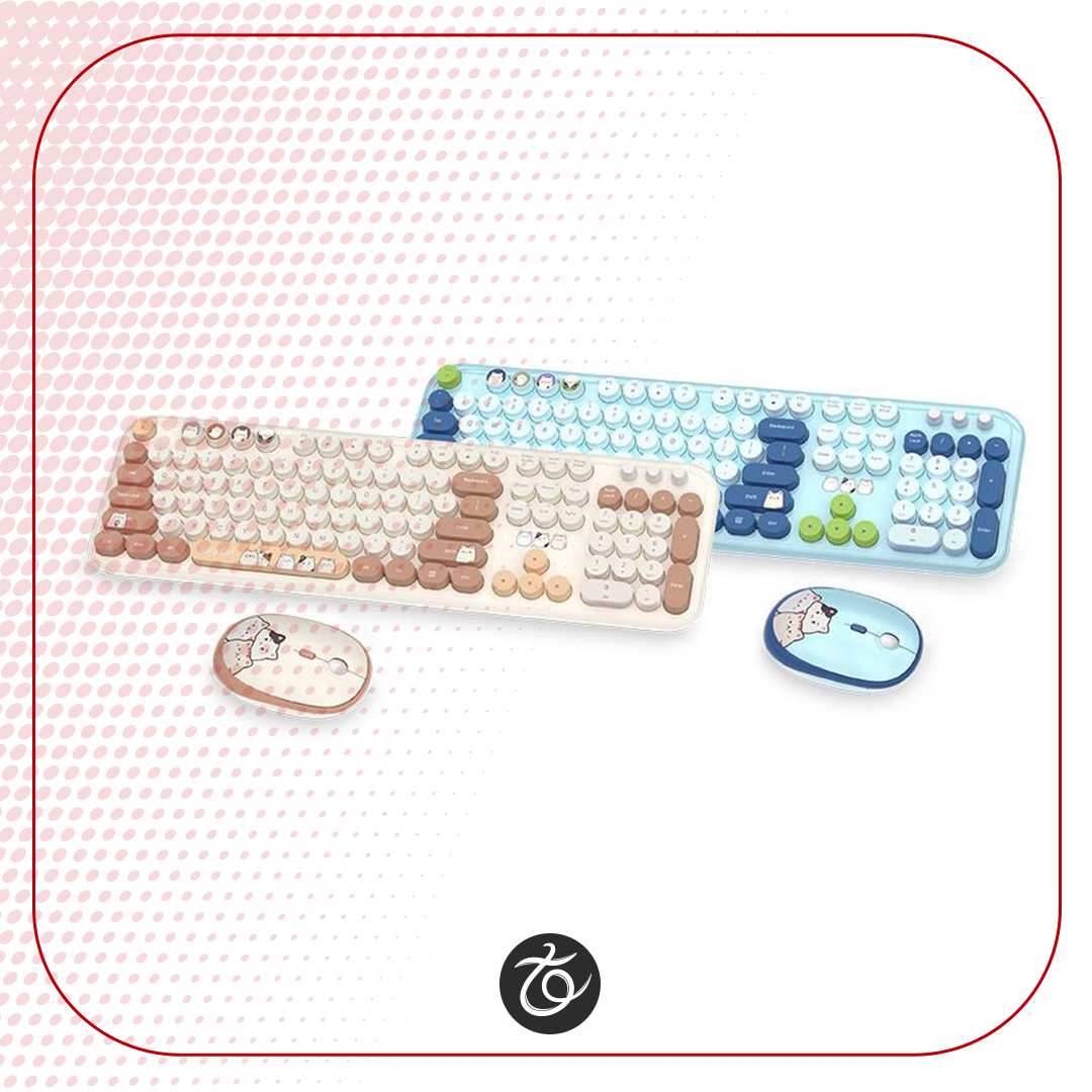 کیبورد وموس بی‌سیم Mofii Silly Cat