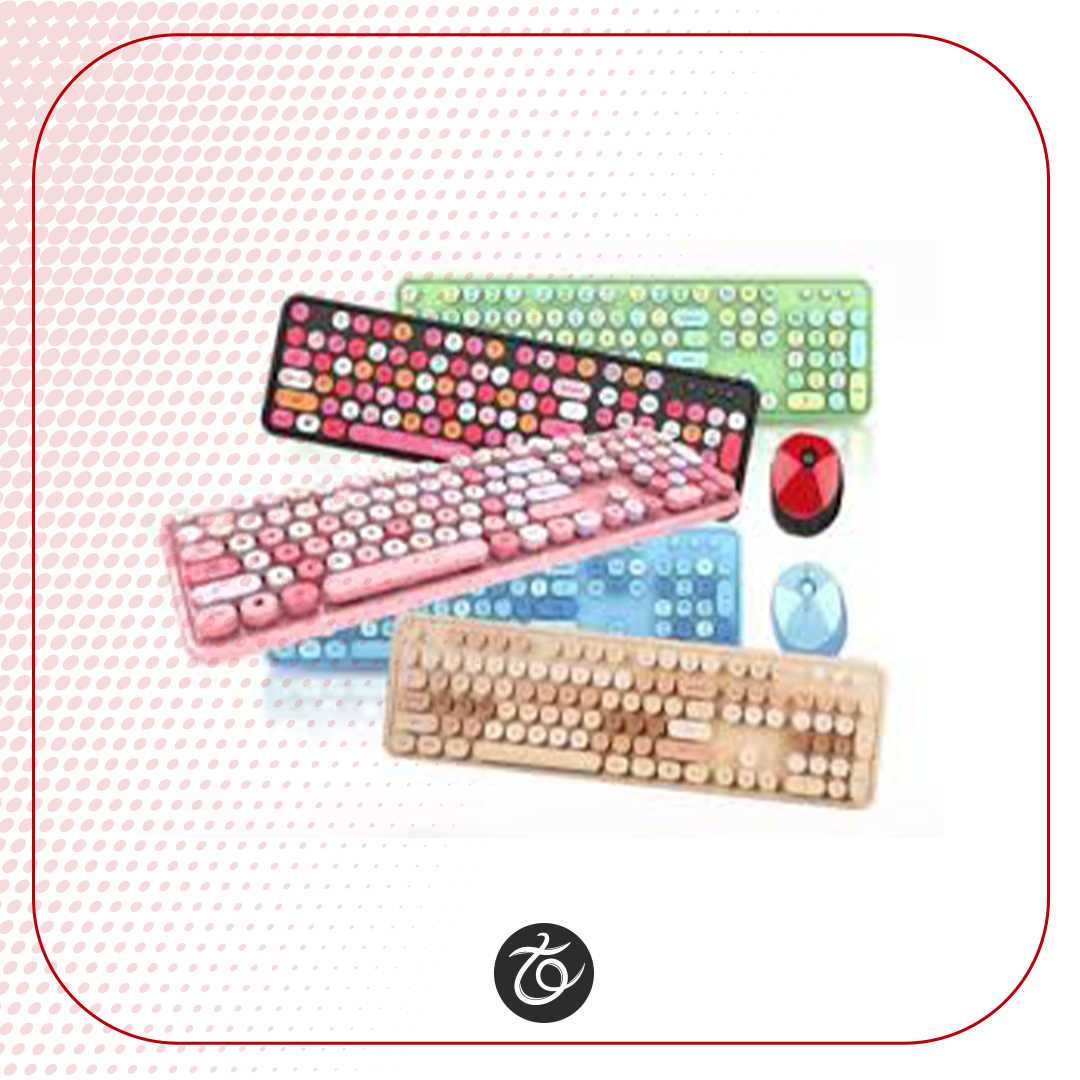 کیبورد وموس بی‌سیم Mofii SweetColorful